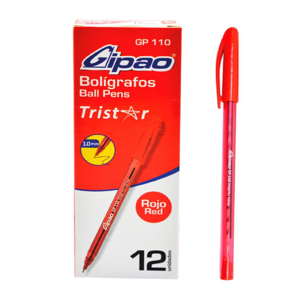 Lapicero Tristar Rojo 100 GIPAO