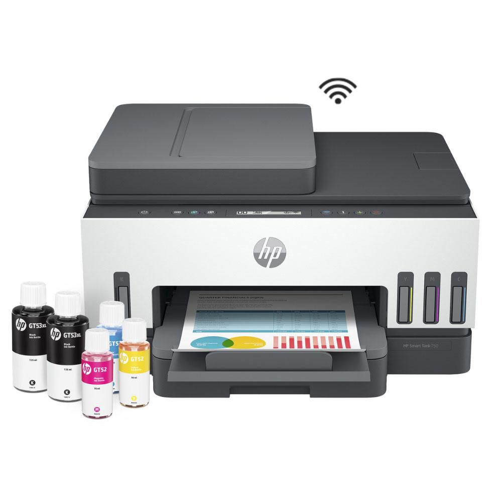 Impresora multifuncional HP Smart Tank WiFi 750