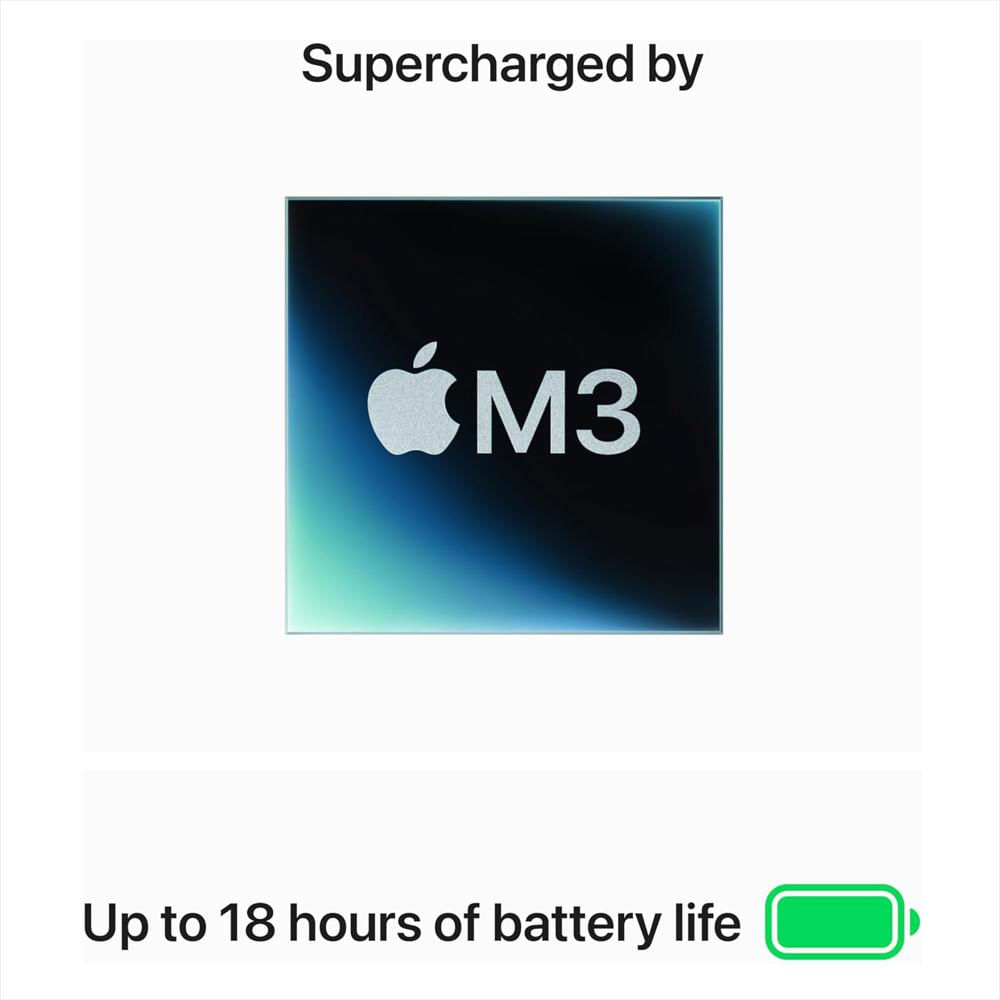 Macbook Air 13.6 Chip M3 Ram 16Gb Ssd 512Gb Apple 8C Cpu 10C Gpu Midnight img #3