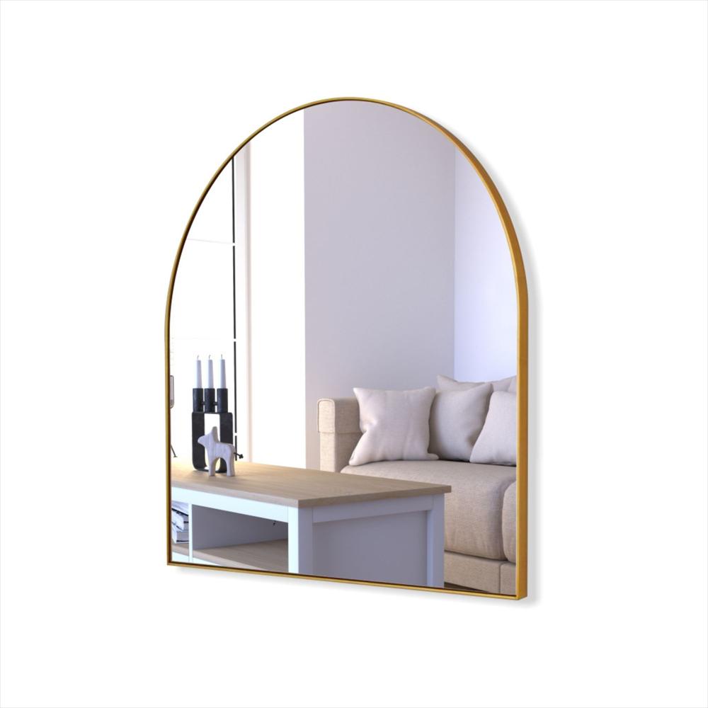 Espejo De Arco Bajo Con Marco Metálico 60X70 Cm