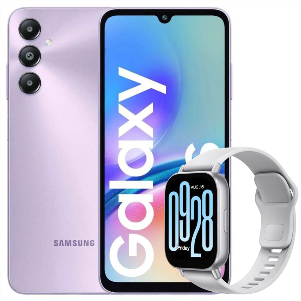 Combo: Samsung Galaxy A05s 128Gb /6Gb Vlt + Redmi Watch 5 Active Slv