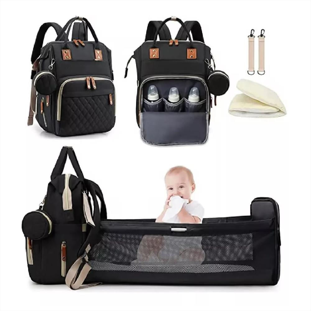 Pañalera Morral Con Cambiador Para Bebe Niño Niña img #2