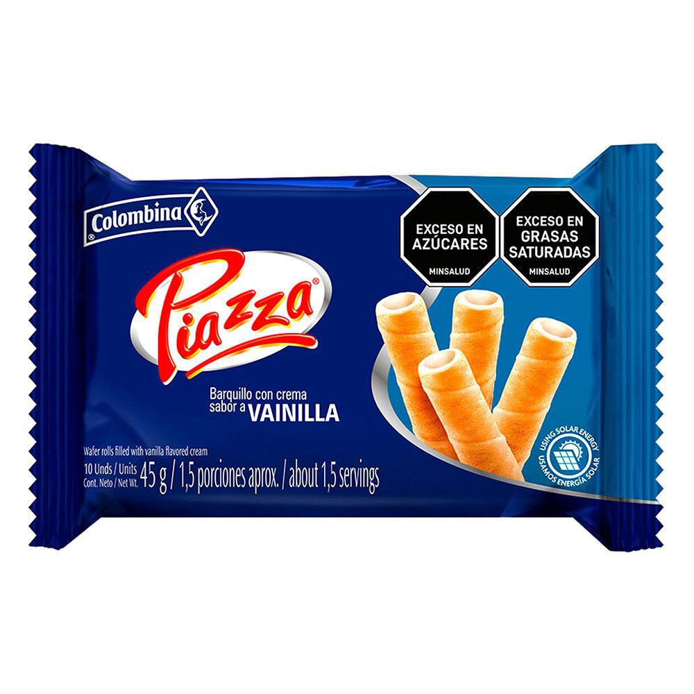 Barquillo PIAZZA Vainilla (45 gr)
