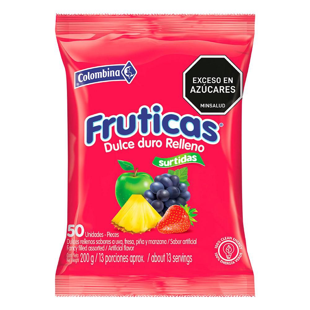 Fruticas COLOMBINA Dulce duro con relleno (200 gr)