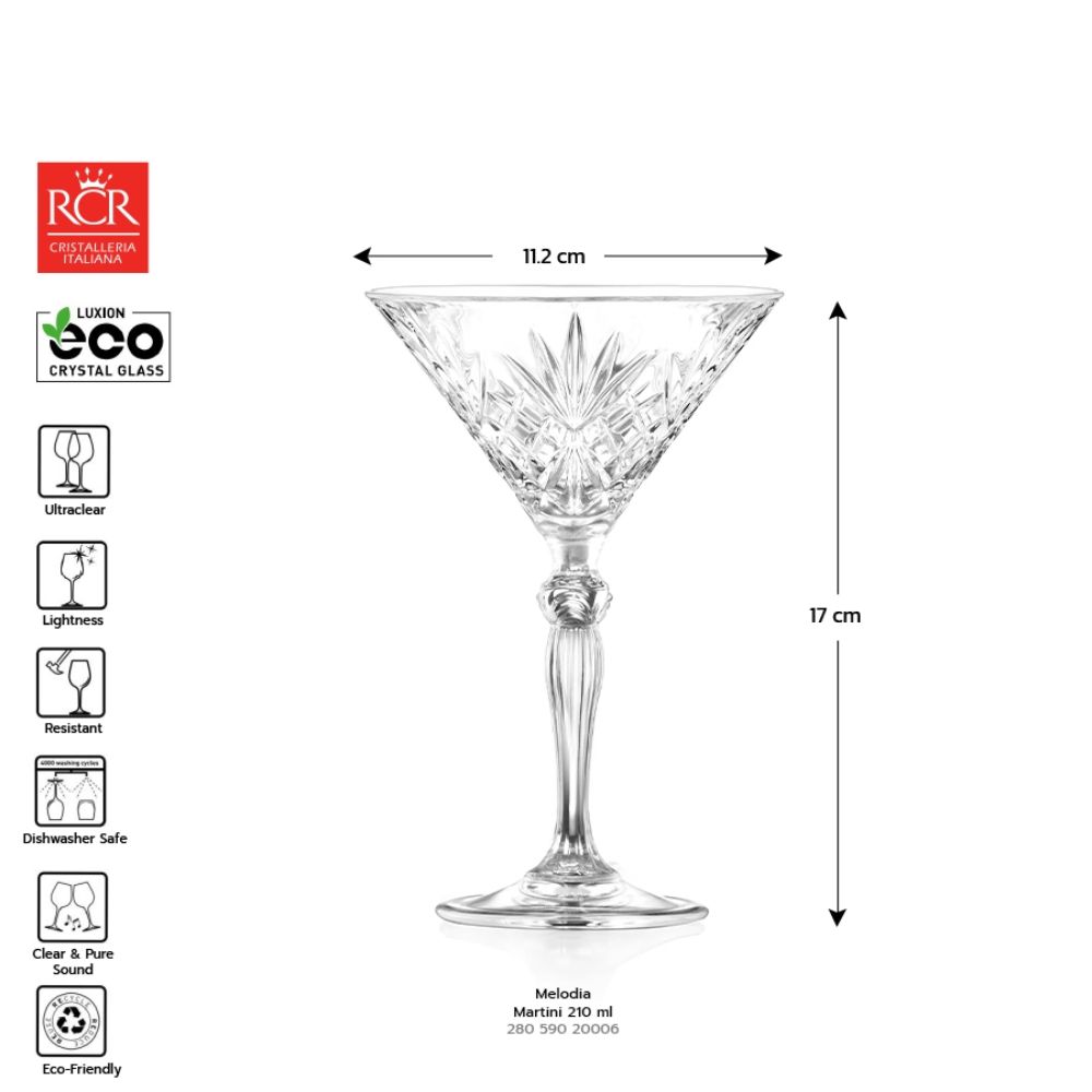 Copa Martini Melodia Rcr Set X 6 RCR CRISTALLERIA ITALIANA 28059020006 img #4