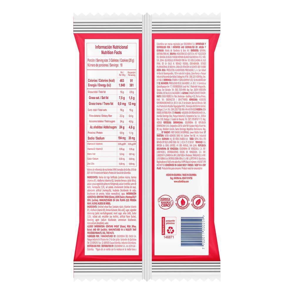 galletas MUU GALLETADULCESINCREMA (351  gr) img #3