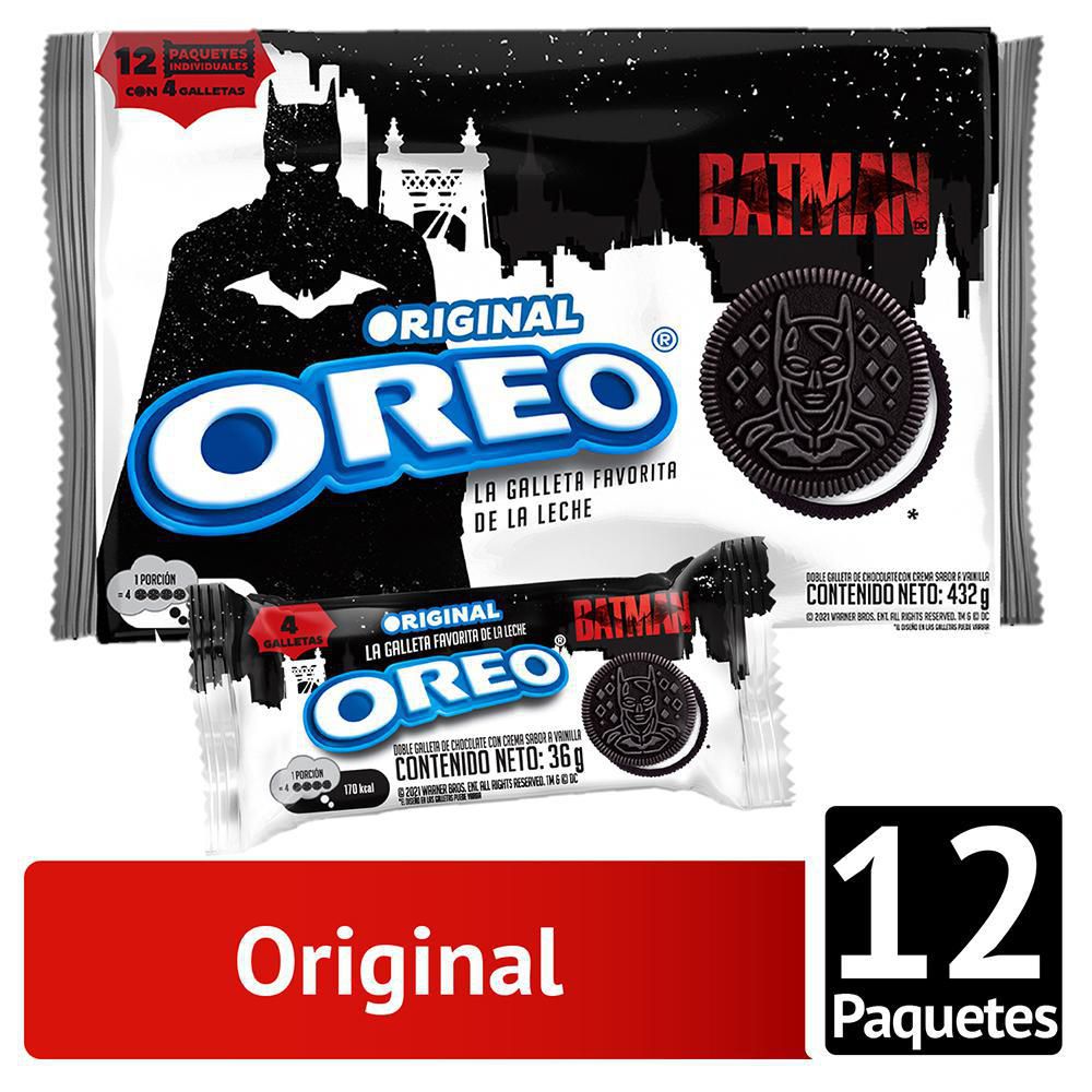 Galleta OREO Original Batman (432  gr)