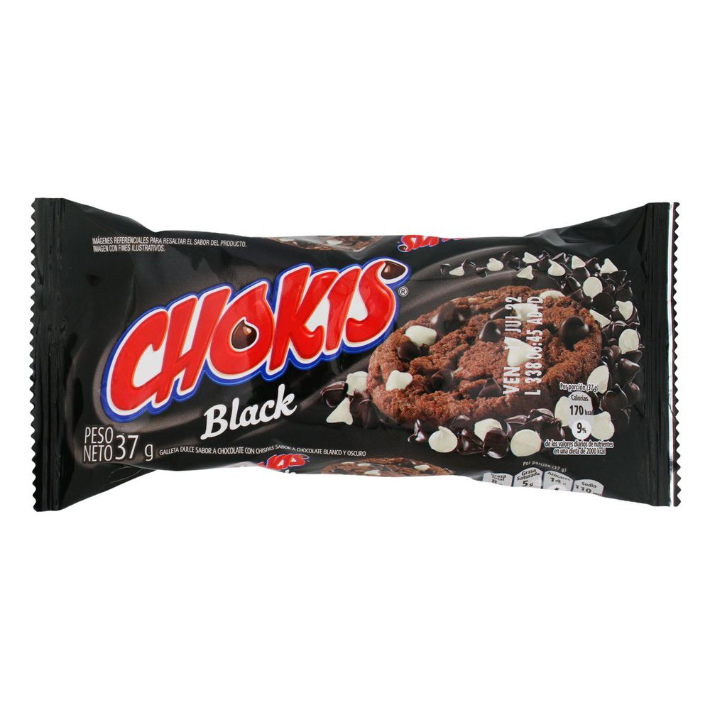 Galletas CHOKIS Chispas Black (37 gr)