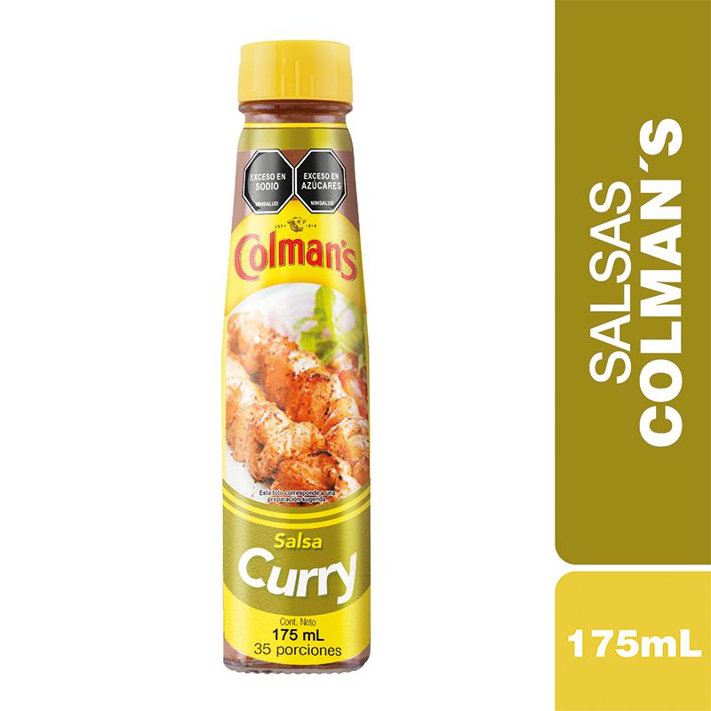 Salsa curry COLMANS botella (175 ml)