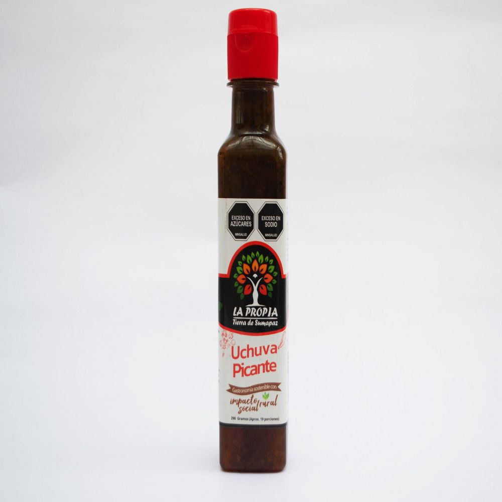 Salsa de uchuva  LA PROPIA Tierra de Sumapaz picante (290  gr)