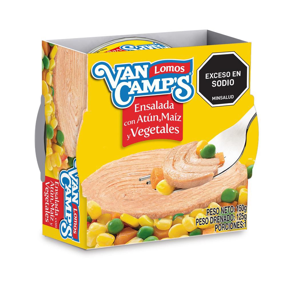 ATUN CON VEGETALES INDIVIDUAL VAN CAMPS 125 gr
