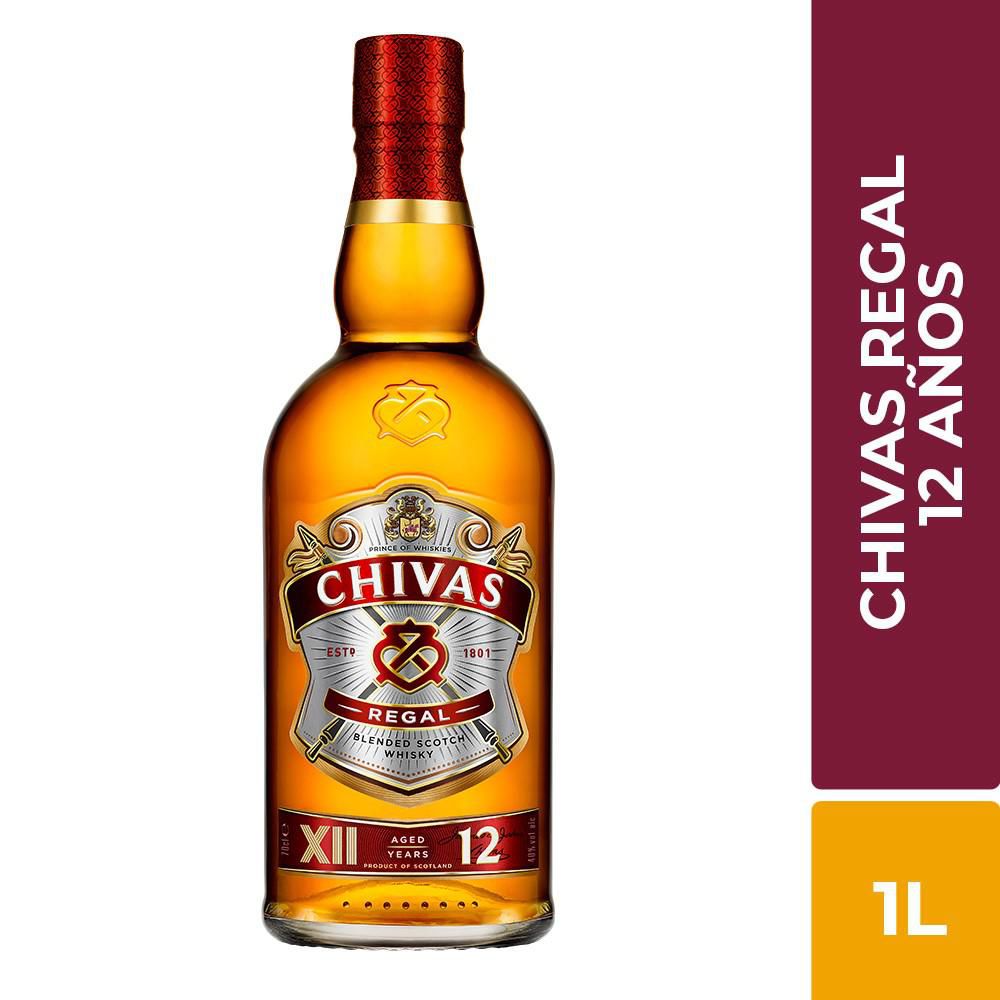 Whisky CHIVAS REGAL blended Scotch 12 años (1000 ml)