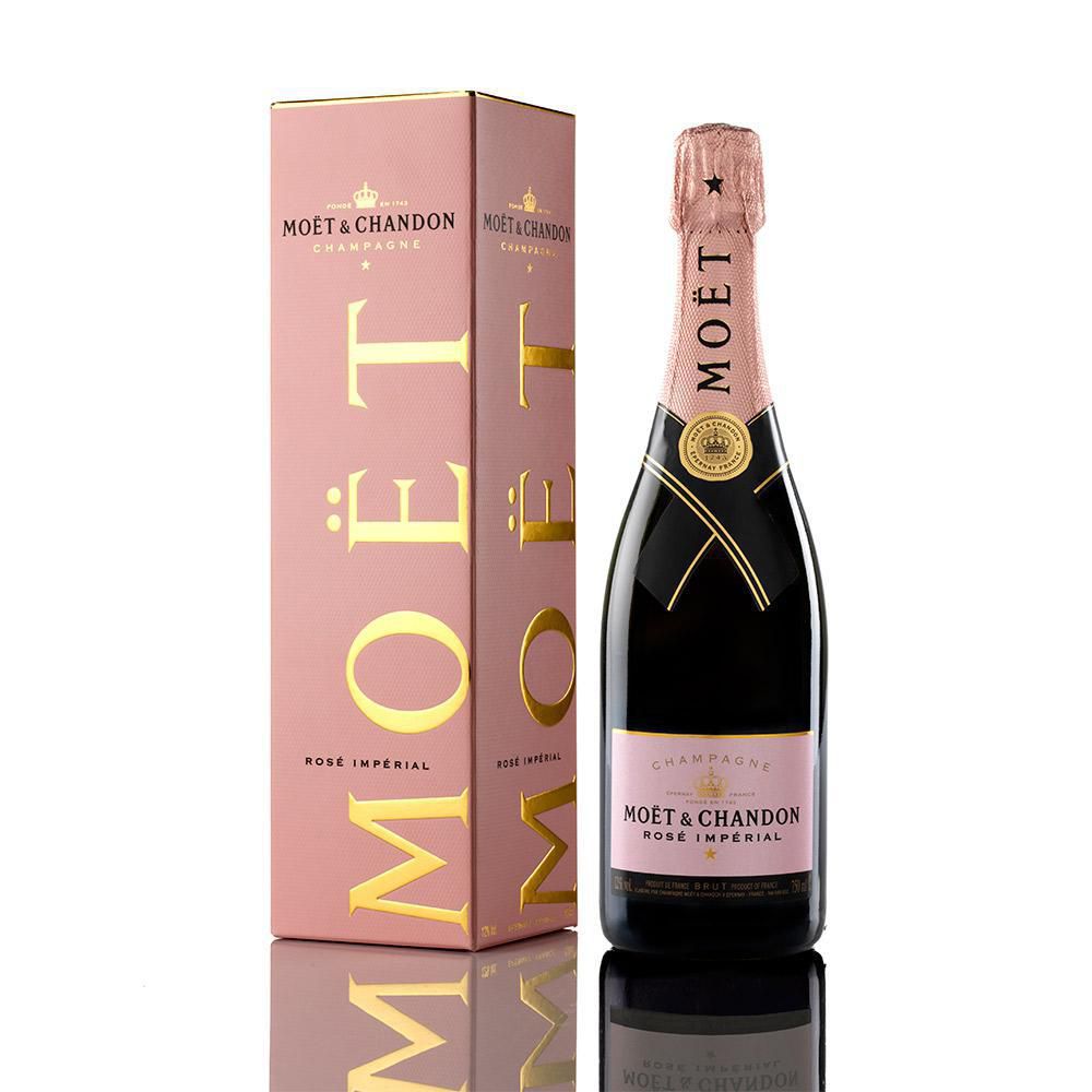 Champaña MOET CHANDON rosé  (750  ml)