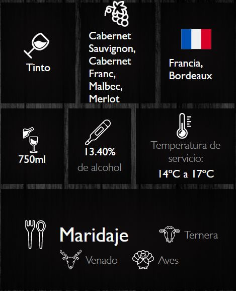 Vino CHATEAU MAISON NOBLE  Origen (750  ml) img #2