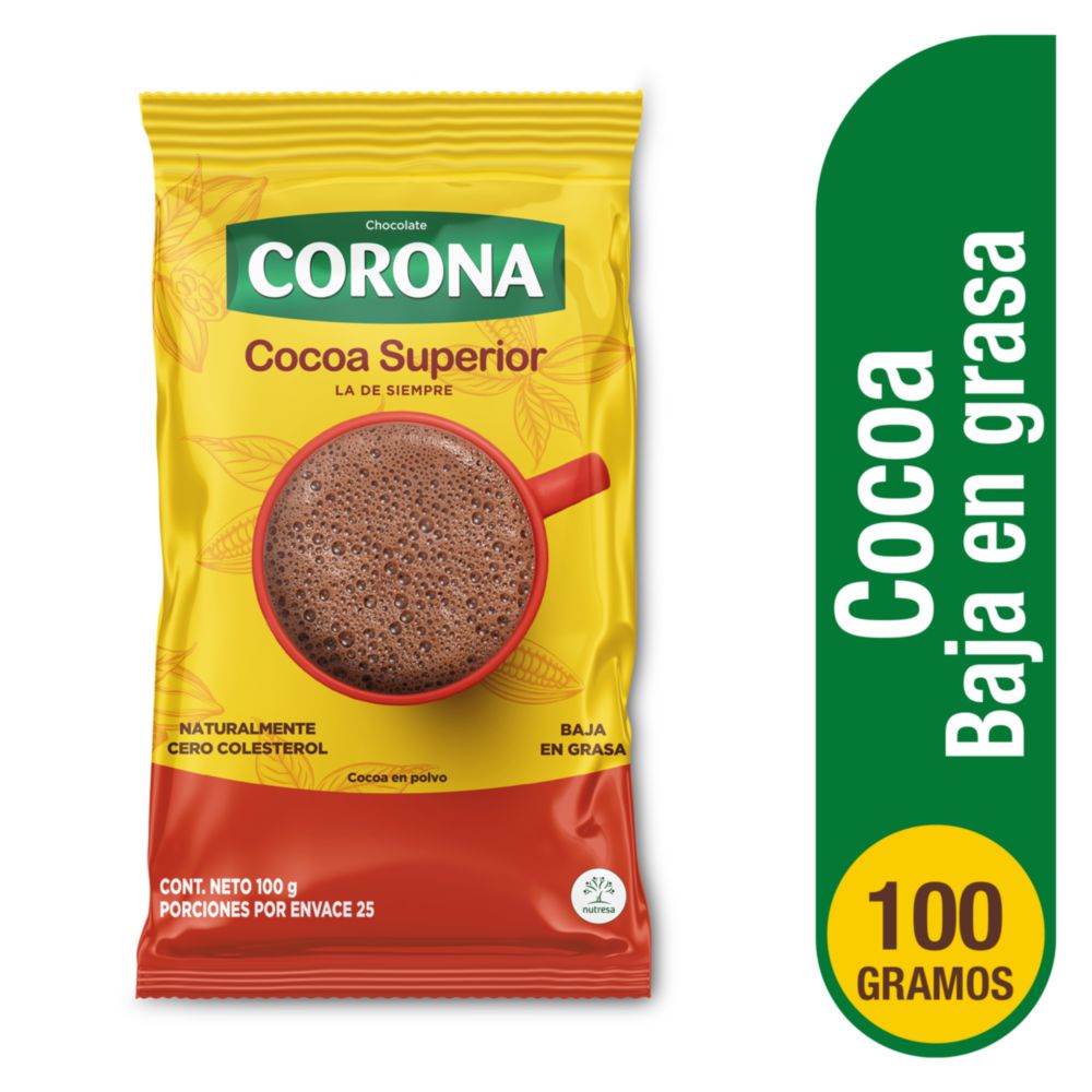 Cocoa CORONA Baja en grasa (100 gr)