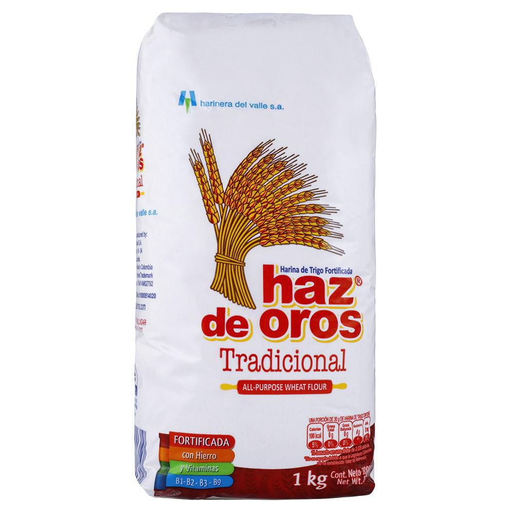 Harina de trigo HAZ DE OROS tradicional (1000 gr)