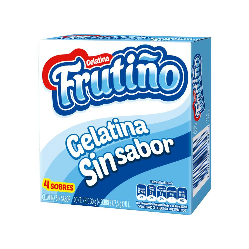 Gelatina Sin Sabor Caaja FRUTINO 30 gr