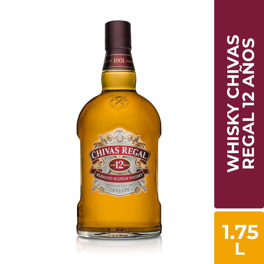 Whisky CHIVAS REGAL blended Scotch 12 años (1750 ml)