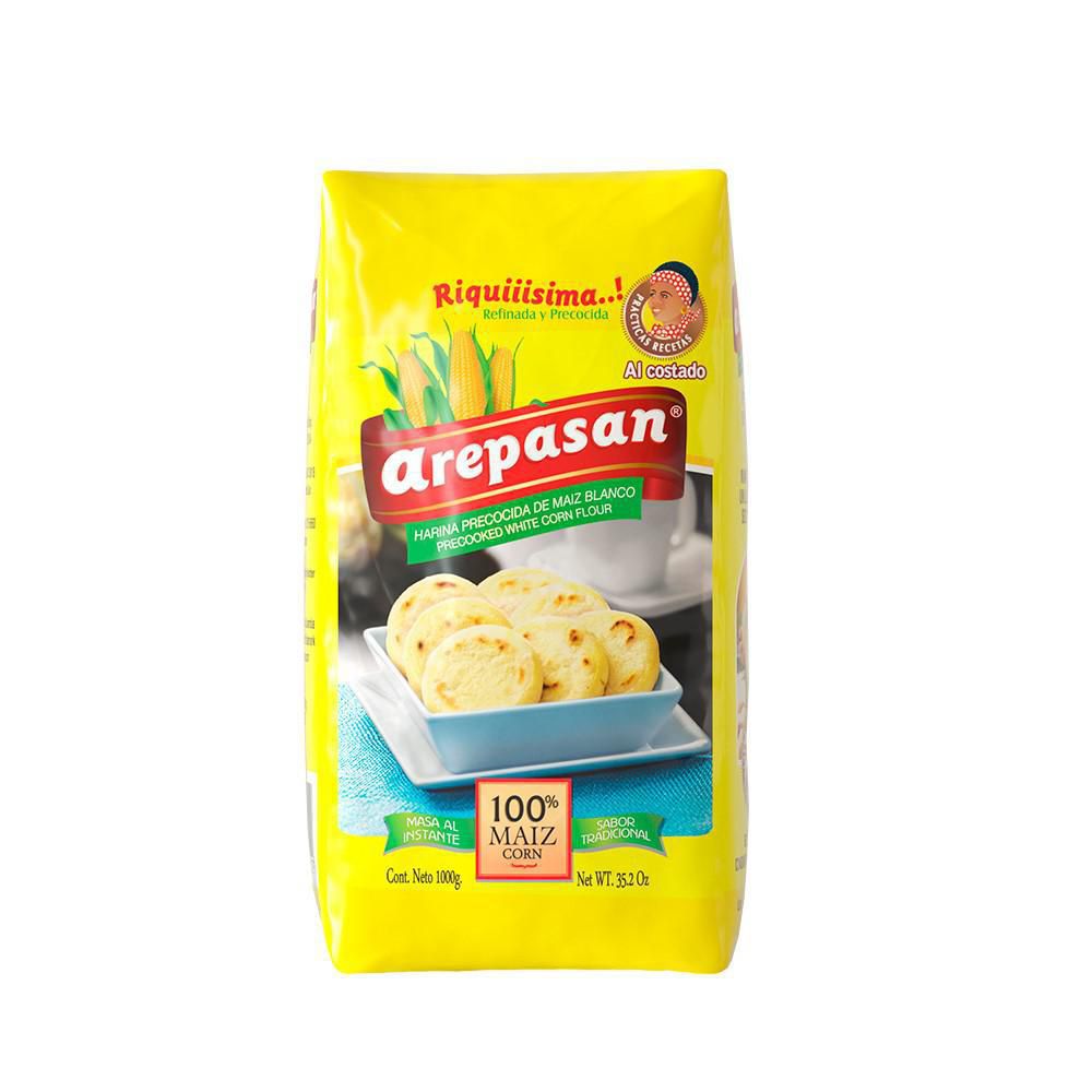 Harina Precocida Maíz Blanco AREPASAN (1000 gr)