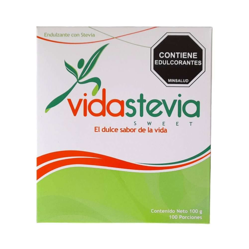 Endulzante VIDA STEVIA stevia en sobres (100 gr)