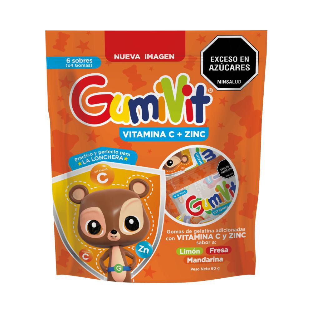 Vitamina c + zinc kids GUMIVIT 300006095