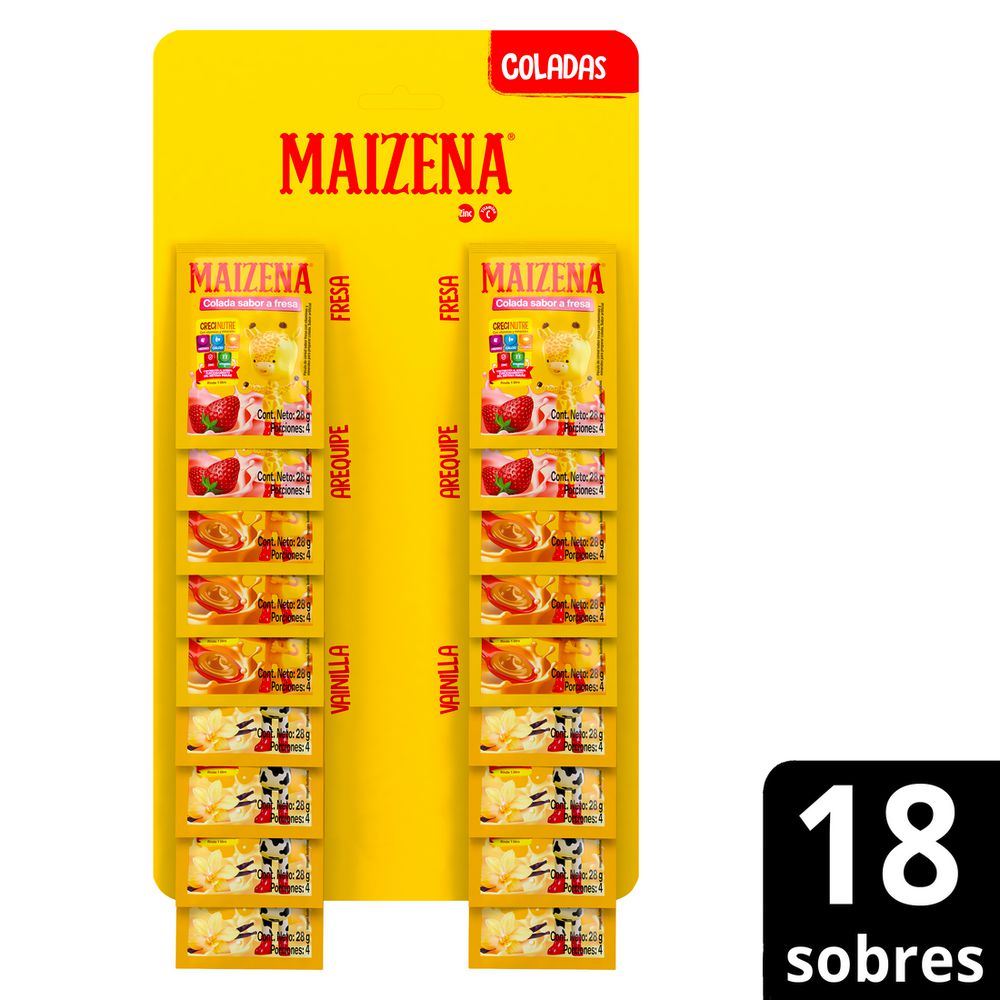 Fécula MAIZENA Maíz X 18 Und (504 gr)