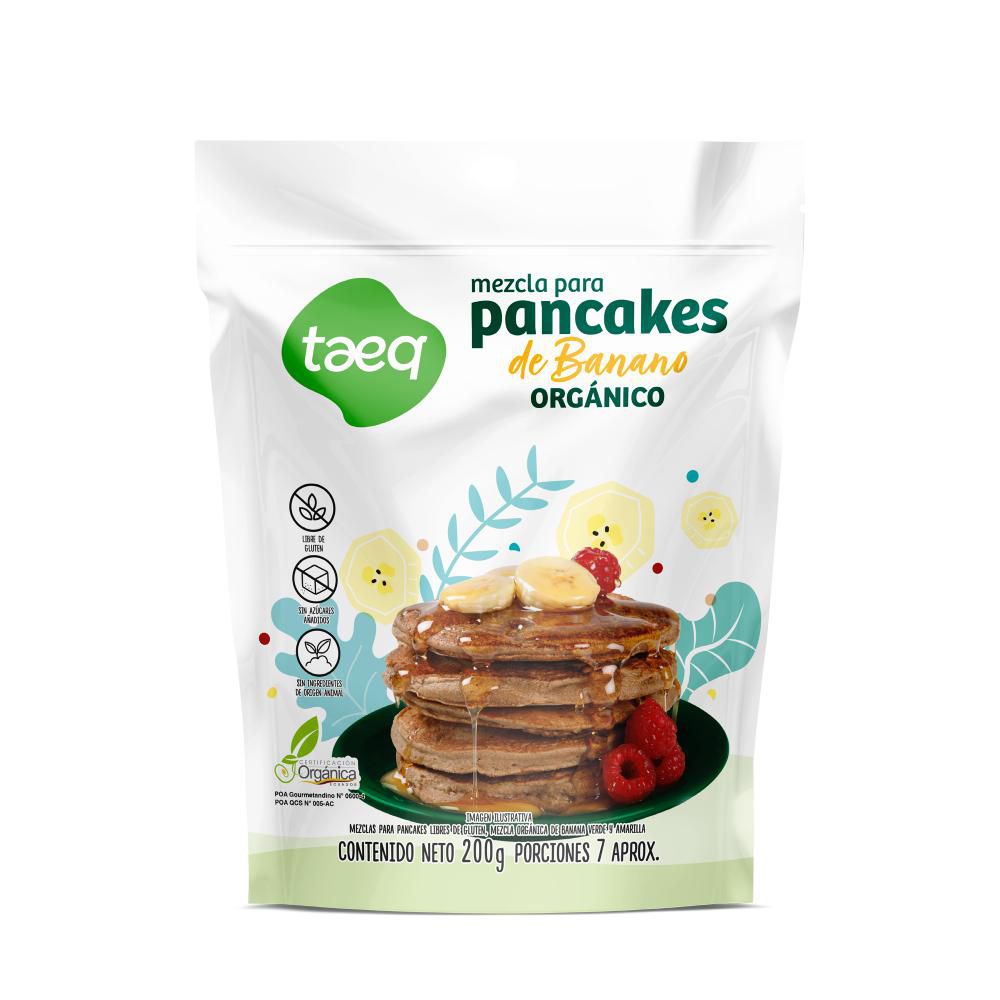 Mezcla para pancakes TAEQ de banano orgánico (200 gr)
