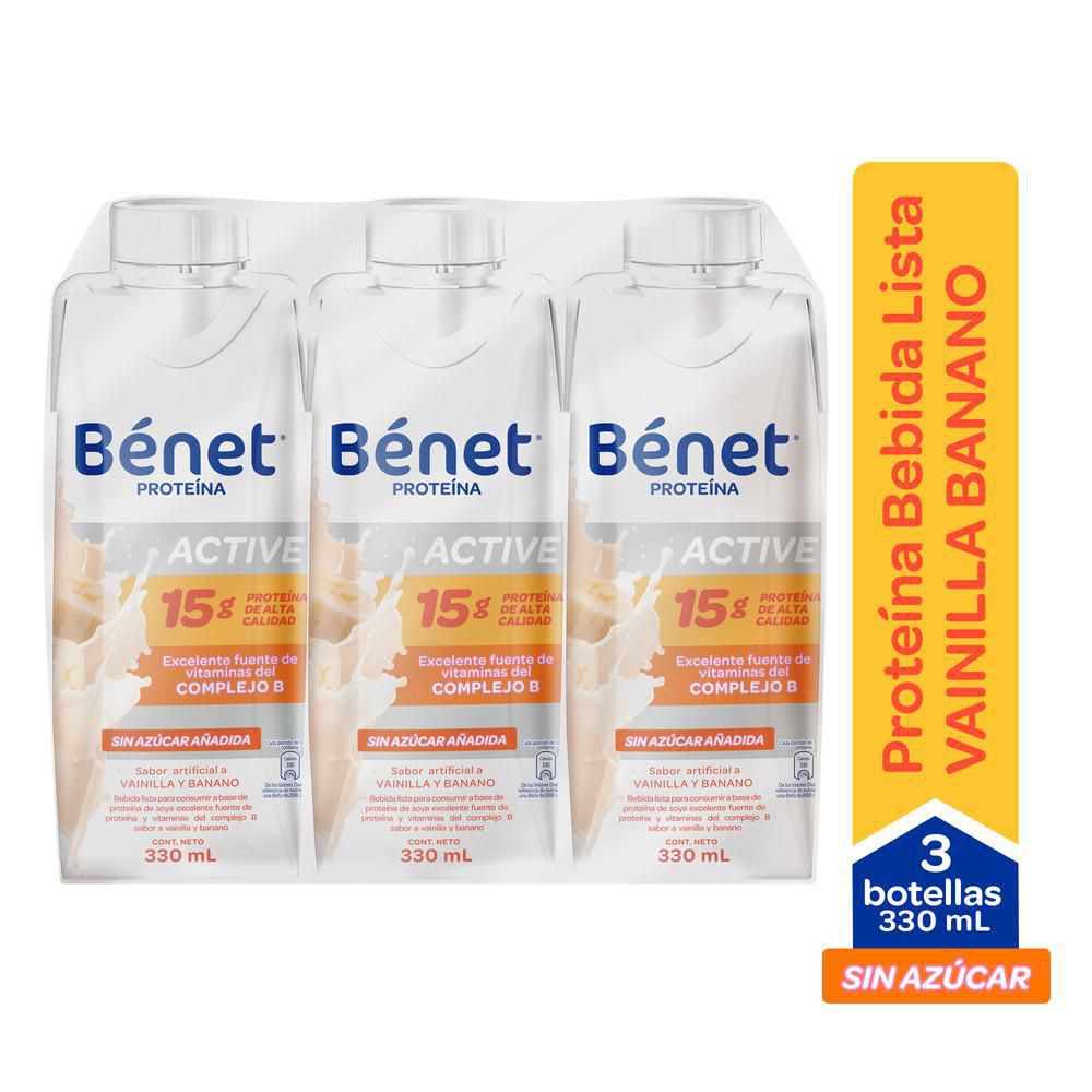 bebida nutricional BENET VAINILLA BANANO (990  ml) img #2