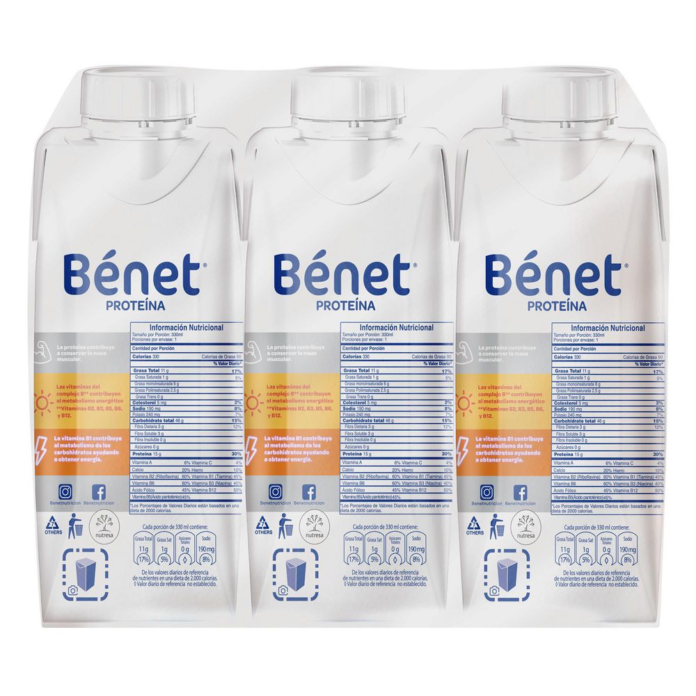 bebida nutricional BENET VAINILLA BANANO (990  ml) img #3