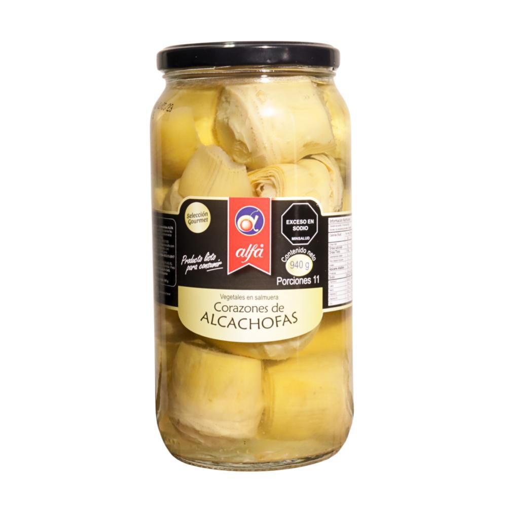 Alcachofas ALFA Vegetales Corazon (340  gr)