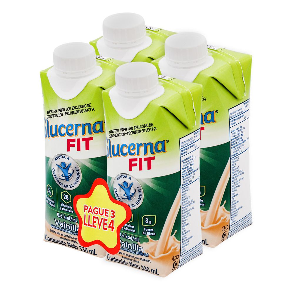 Bebida GLUCERNA FIT VAINILLA (990  ml) img #2