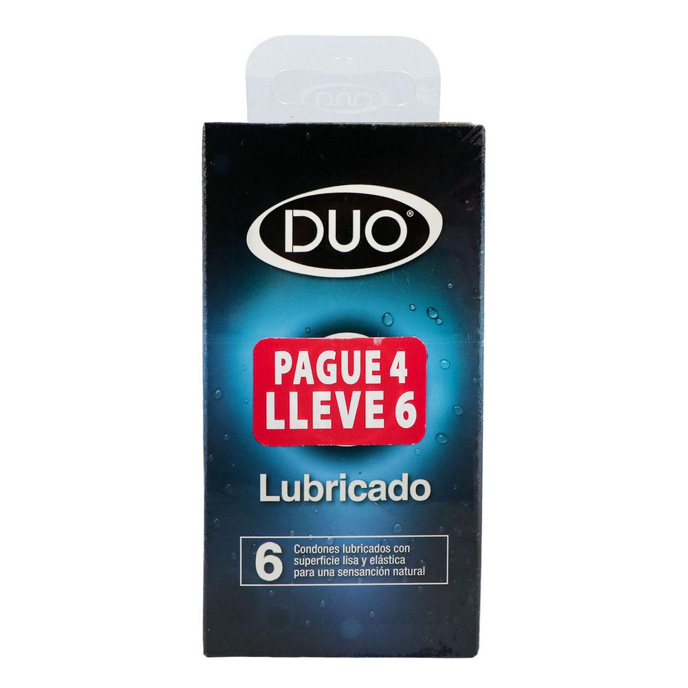 Condones DUO lubricados (4 und)