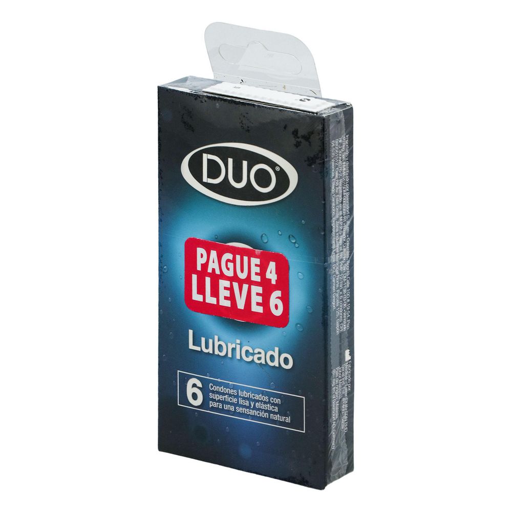 Condones DUO lubricados (4  und) img #2