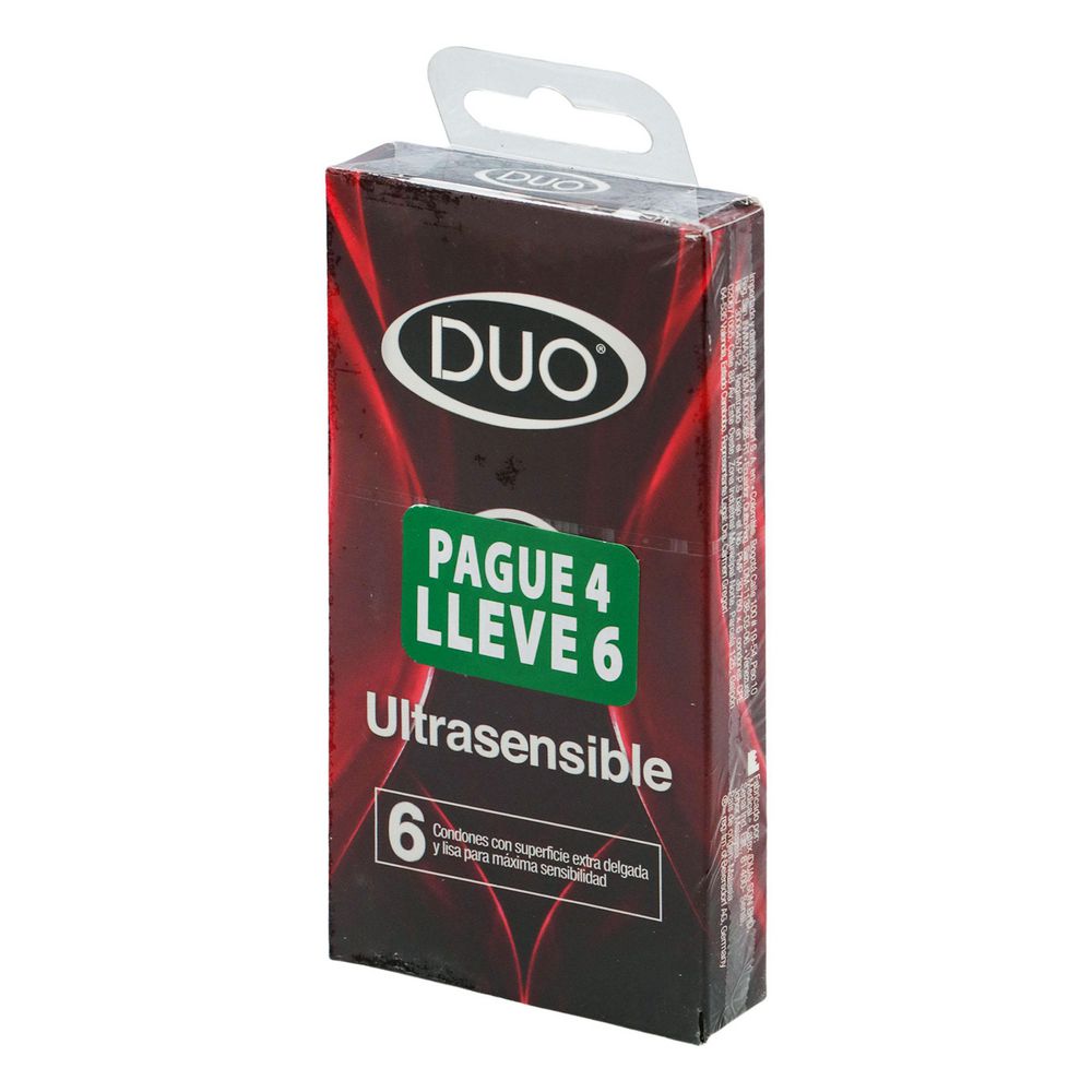 Condones DUO ultrasensible (4  und) img #2