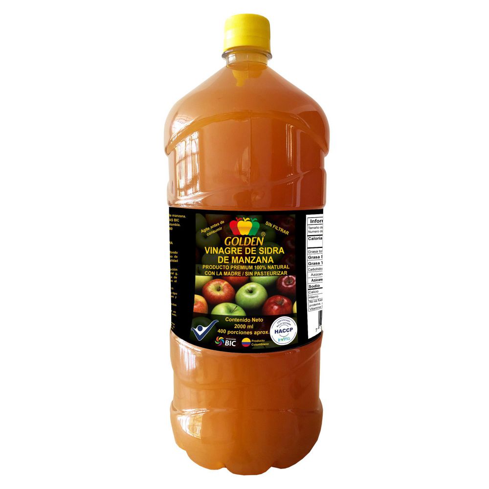 Vinagre GOLDEN de manzana (2000 ml)