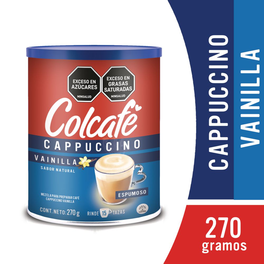 Café COLCAFE capuccino vainilla (270 gr)