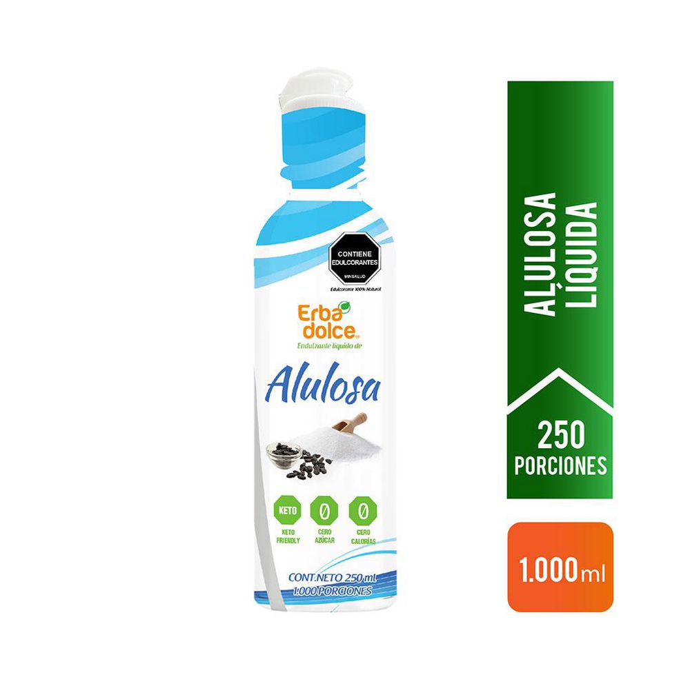 Endulzante ERBA DOLCE Alulosa Líquida (250 ml)