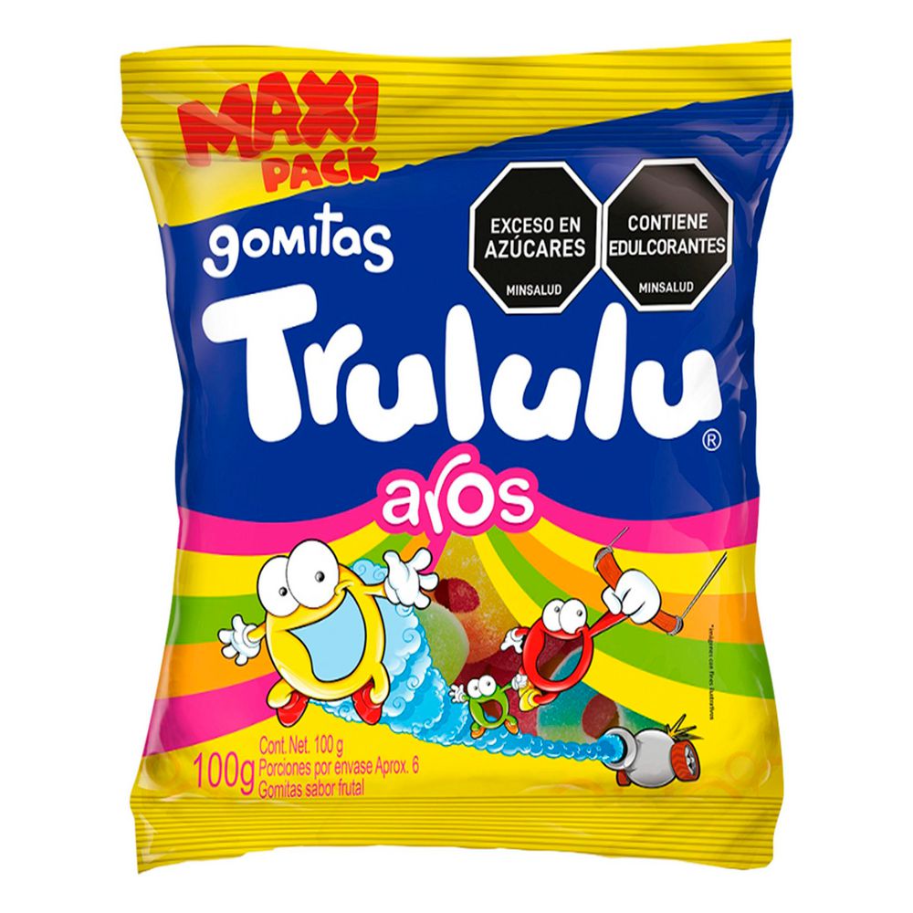 Gomitas TRULULU AROS FRUTAL (100 gr)