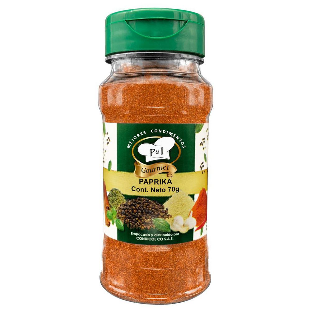 Caja condimento P & I GOURMET PAPRIKA (70 gr)
