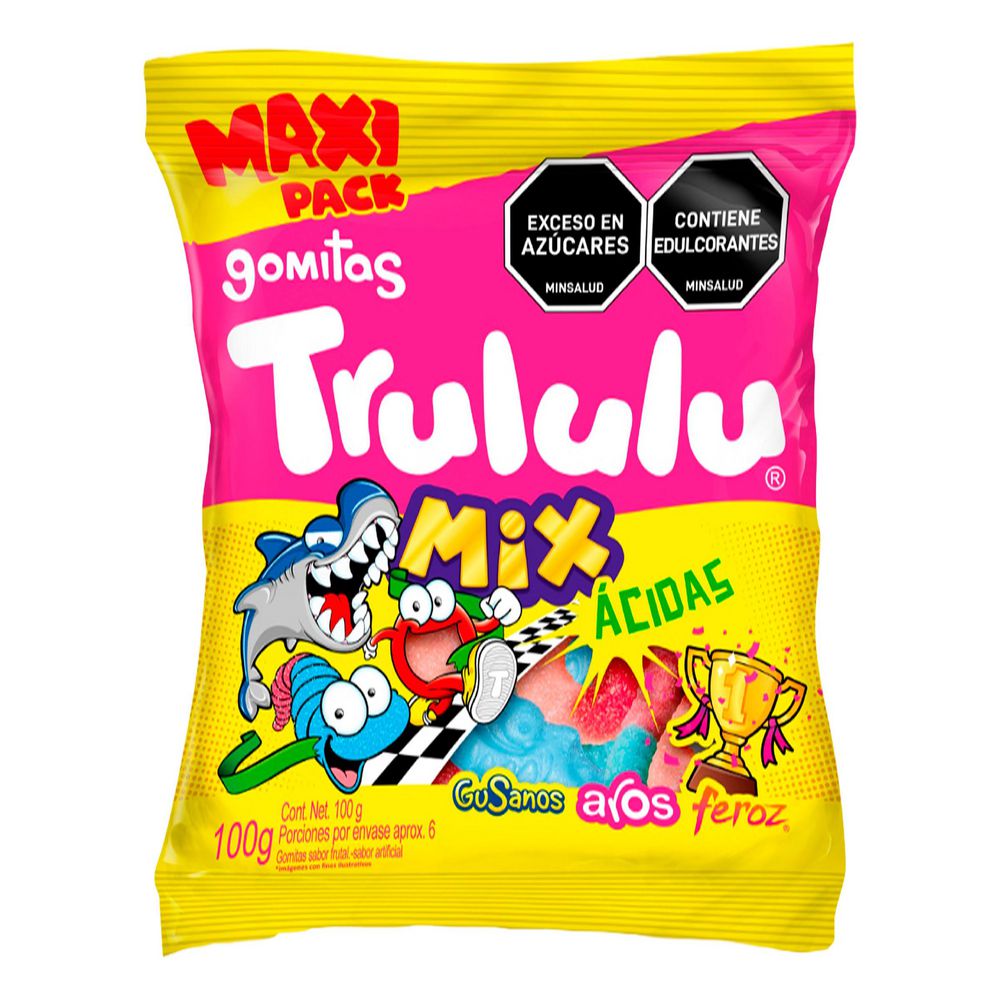 Gomas TRULULU Acidas (100 gr)