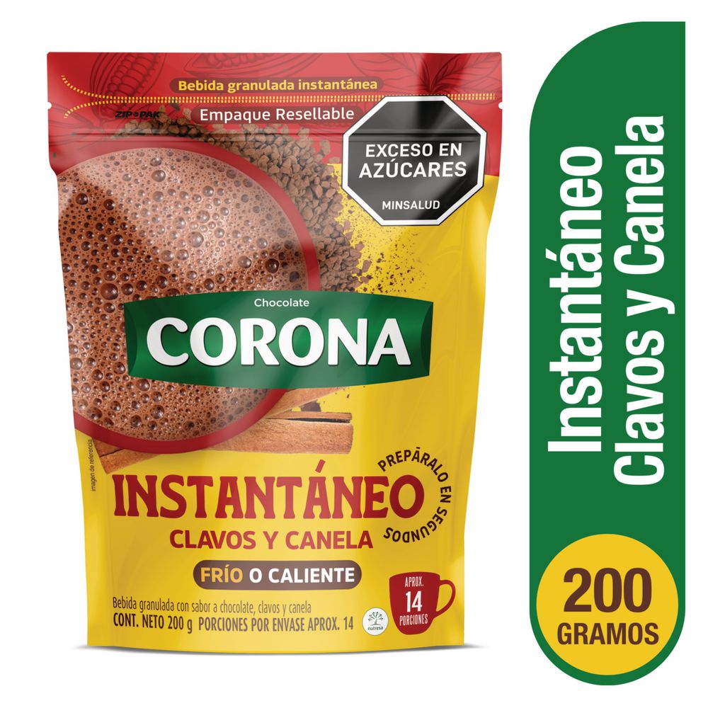 Chocolate Mesa CORONA Clavos y Canela (200  gr)
