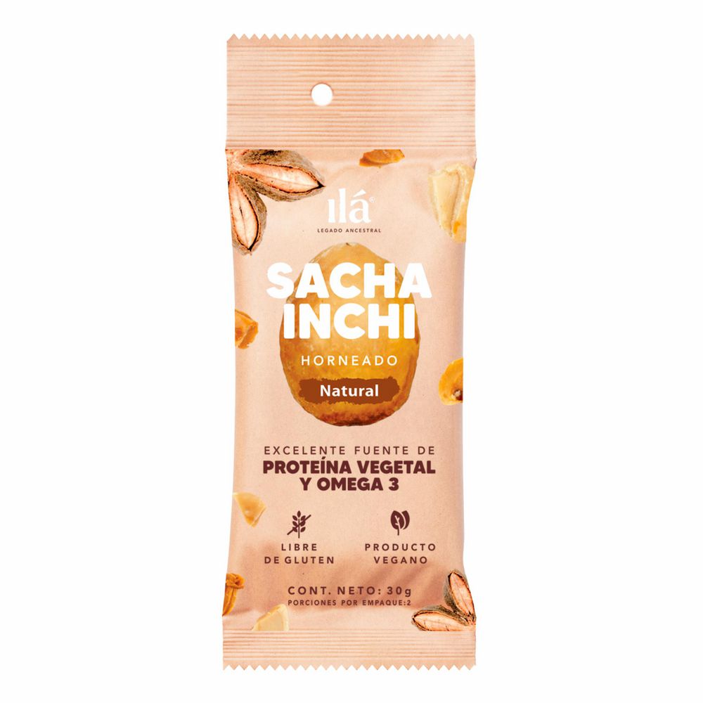 Sacha inchi ILÁ LEGADO ANCESTRAL HORNEADA NATURAL (30  gr) img #1