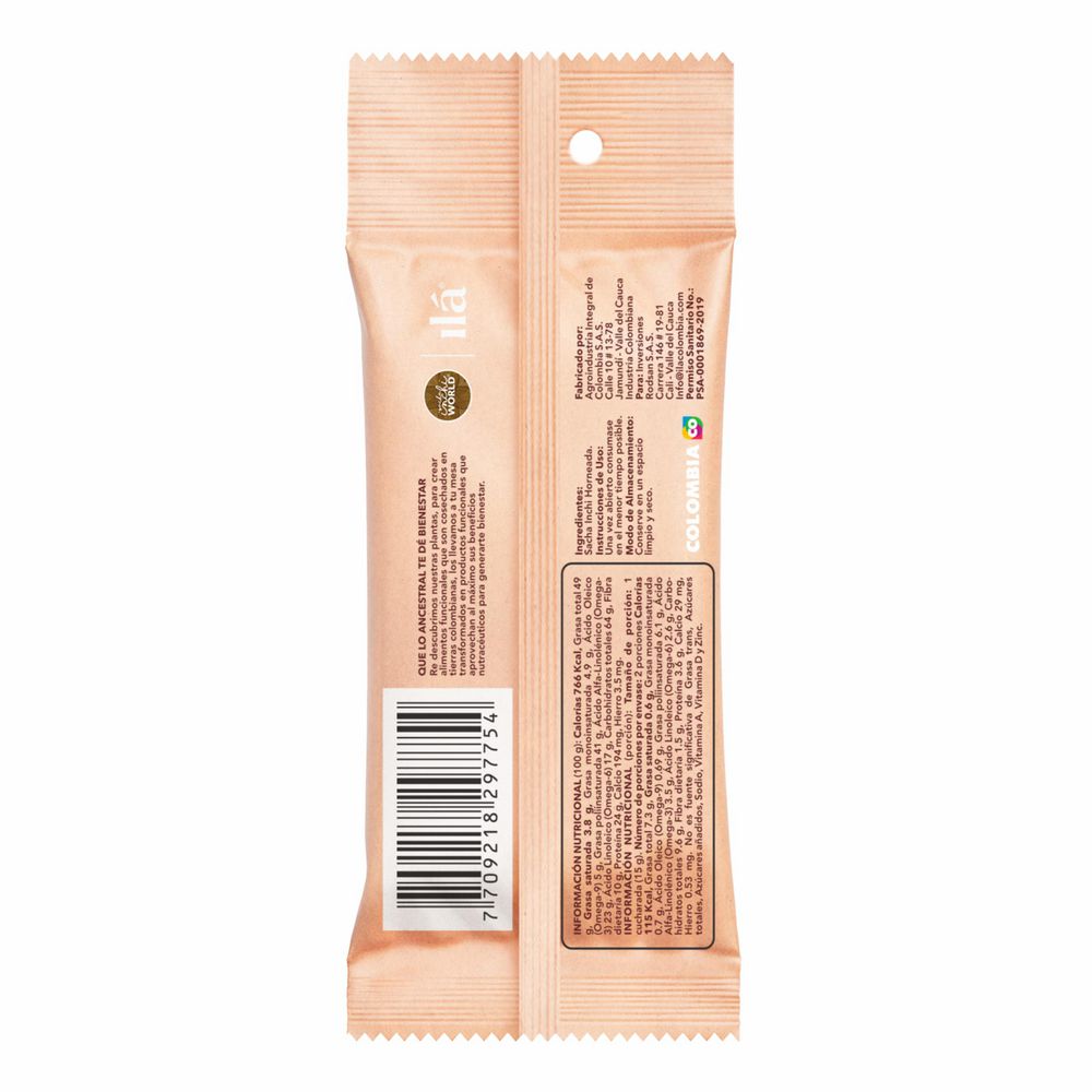 Sacha inchi ILÁ LEGADO ANCESTRAL HORNEADA NATURAL (30  gr) img #2