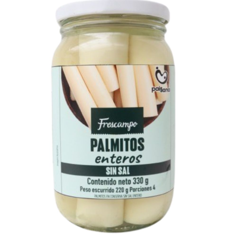 Palmitos FRESCAMPO en trozos (330 gr)