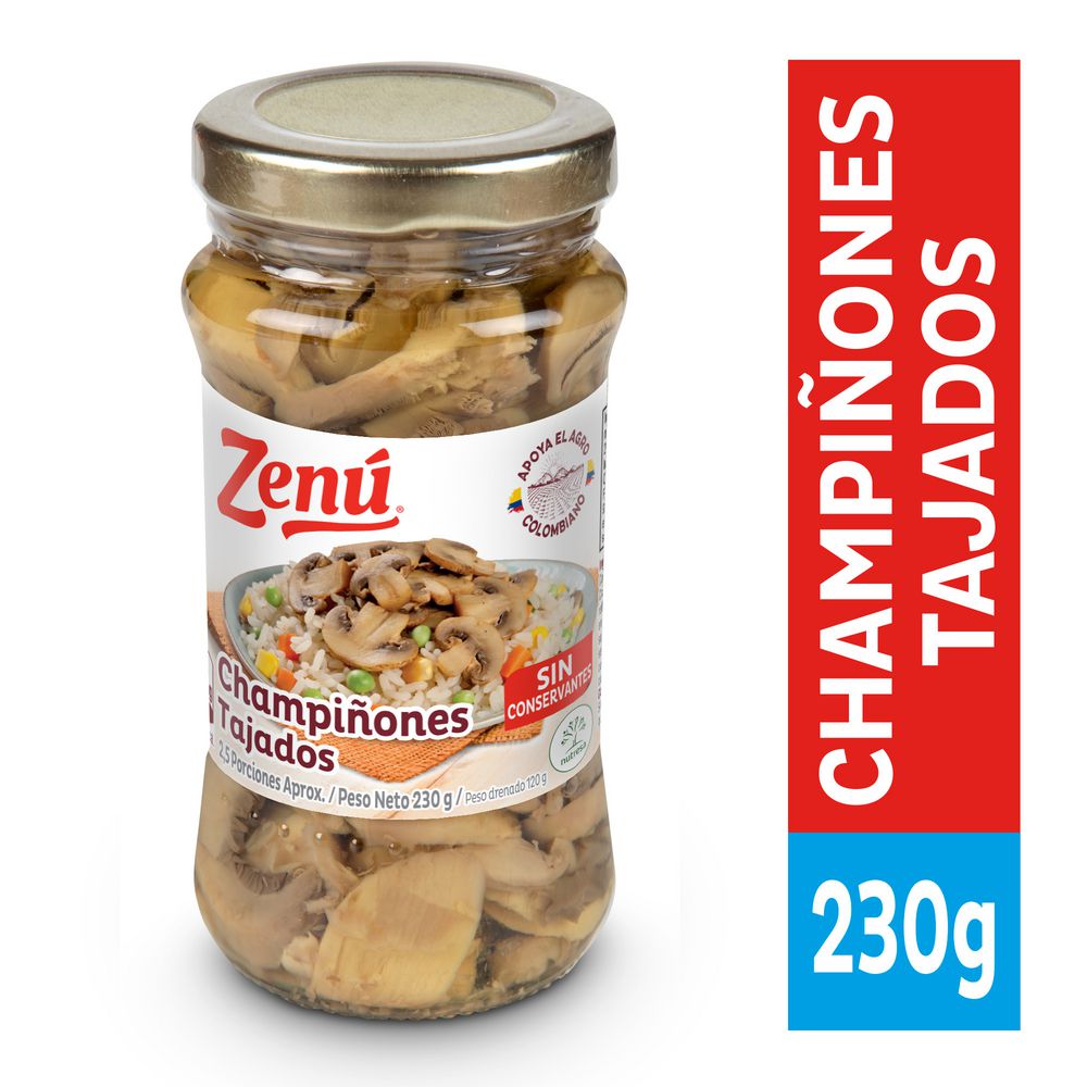 Champiñon ZENU Tajado (120 gr)