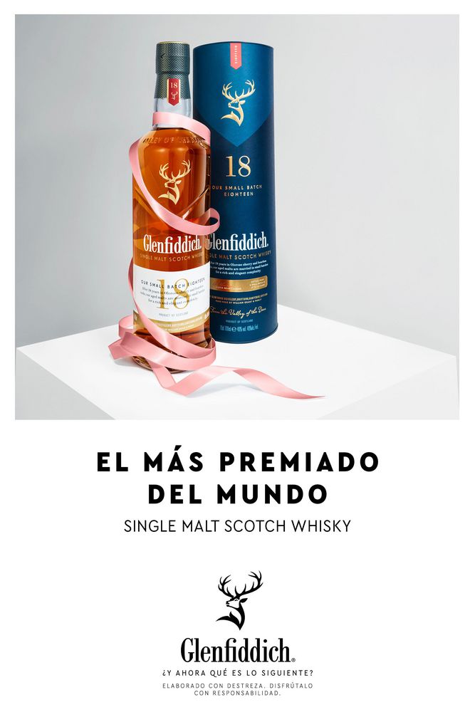 Whisky GLENFIDDICH Single Malt Scotch 18 años (750  ml) img #6