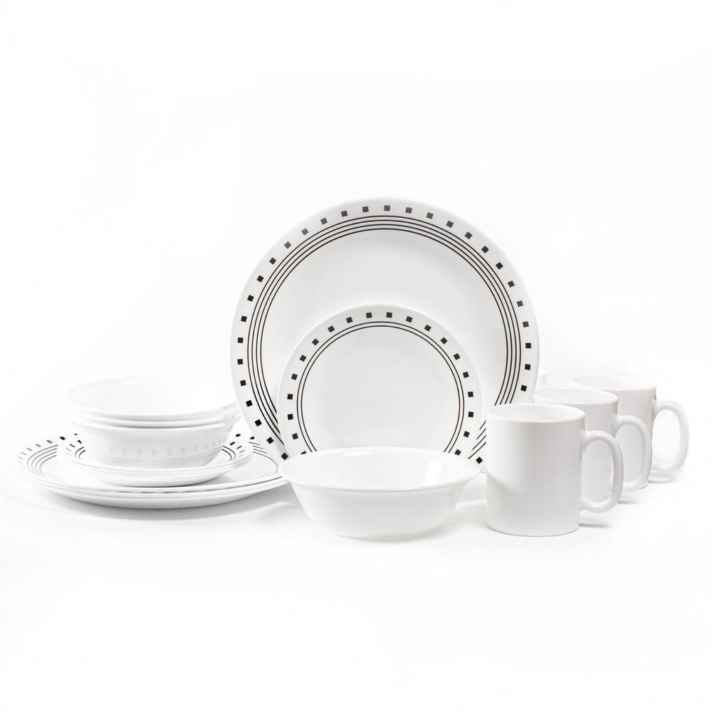 VAJILLA 16 PZS CITY BLOCK CORELLE 10744208 img #2