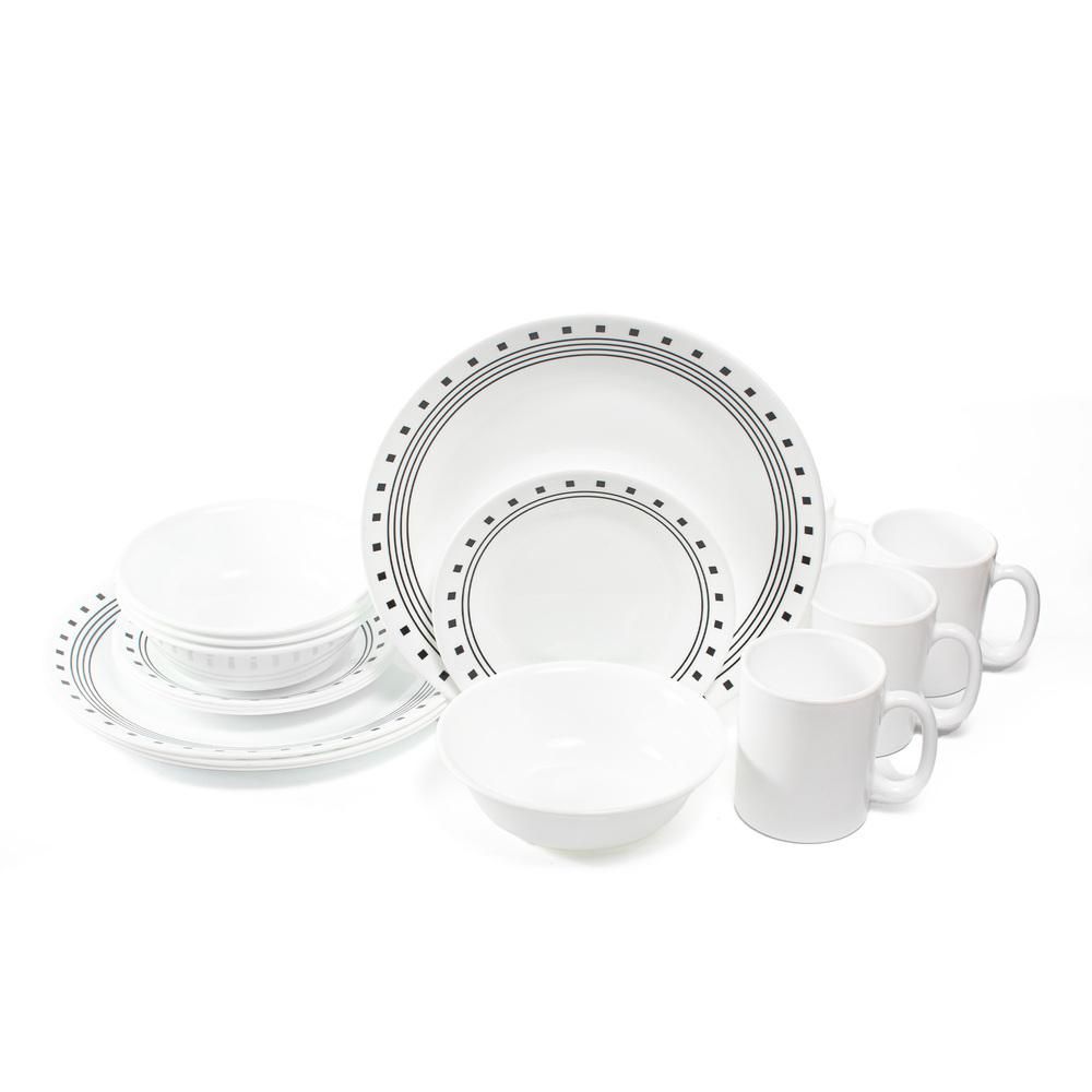 VAJILLA 16 PZS CITY BLOCK CORELLE 10744208 img #3
