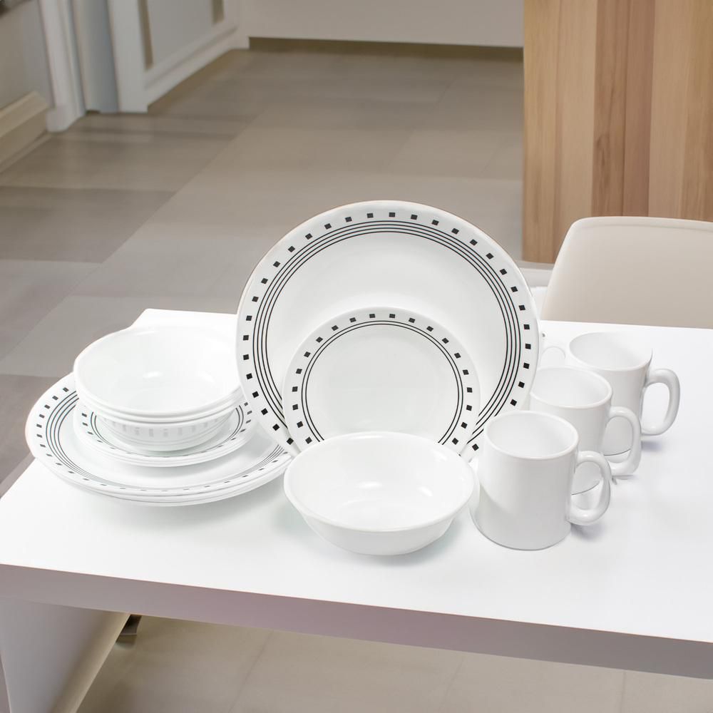 VAJILLA 16 PZS CITY BLOCK CORELLE 10744208 img #4