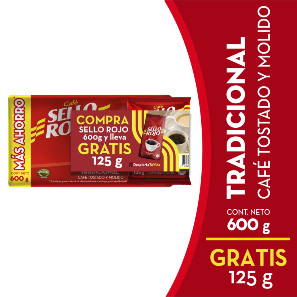 Café SELLO ROJO Sello Rojo (600 gr)
